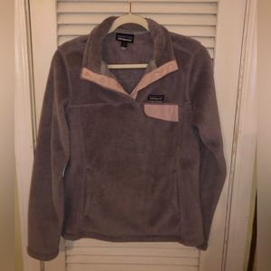 Patagonia Pullover Sweatshirt Size M in Light Purple Color